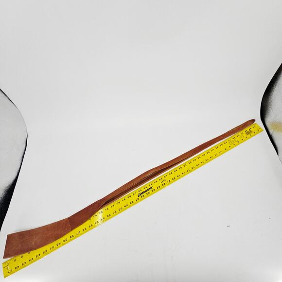 ADA Midi Leather Wrap Belt Tan Brown One Size Boho Chic Bohemian Earthy Lange - Picture 12 of 14